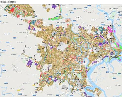 Bản đồ quy hoạch sử dụng đất TP. Hồ Chí Minh