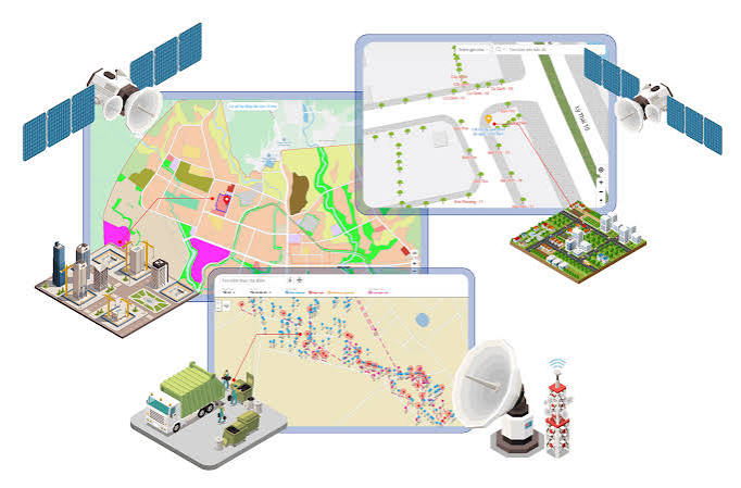 Các lớp dữ liệu quy hoạch trên nền GIS